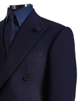 Handmade Lapel Rose (NAVY)