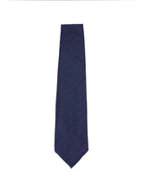 Handmade Silk Tie (TONAL NAVY POLKA DOT)