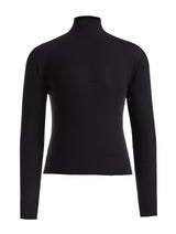 High Mock-Neck Knit (BLACK)