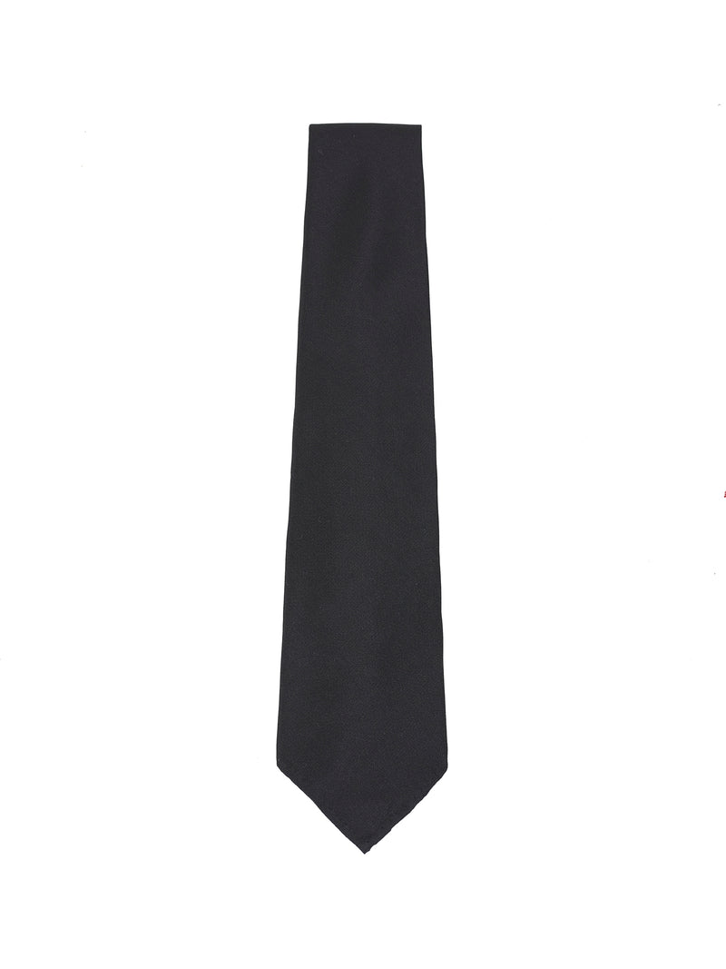 Handmade Silk Tie (PLAIN BLACK)