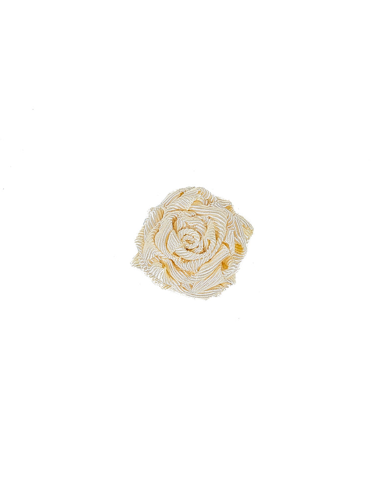 Handmade Lapel Rose (ECRU)