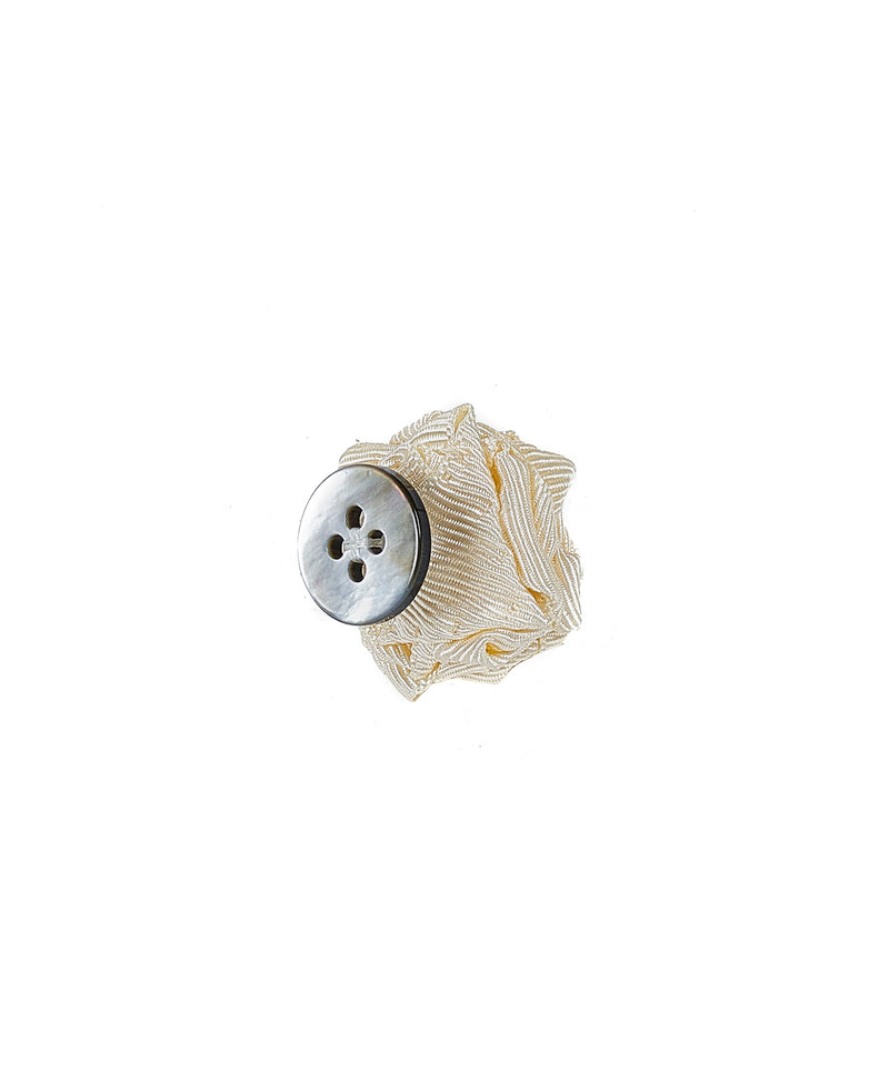 Handmade Lapel Rose (ECRU)